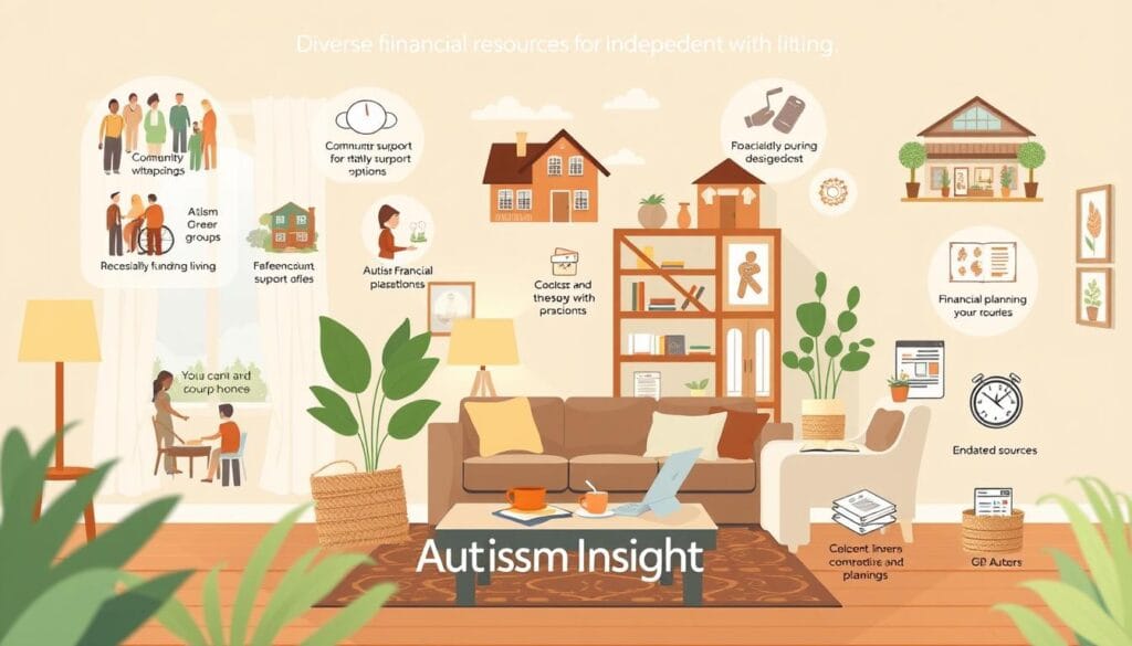 financial resources for independent living for autism